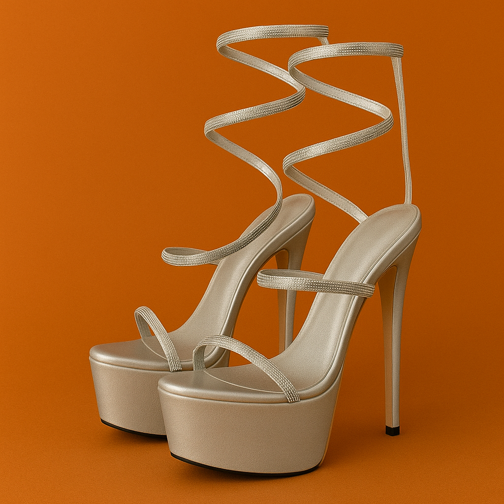 Naked Soles | Vana | Women's Stiletto Heels – Statement Shine