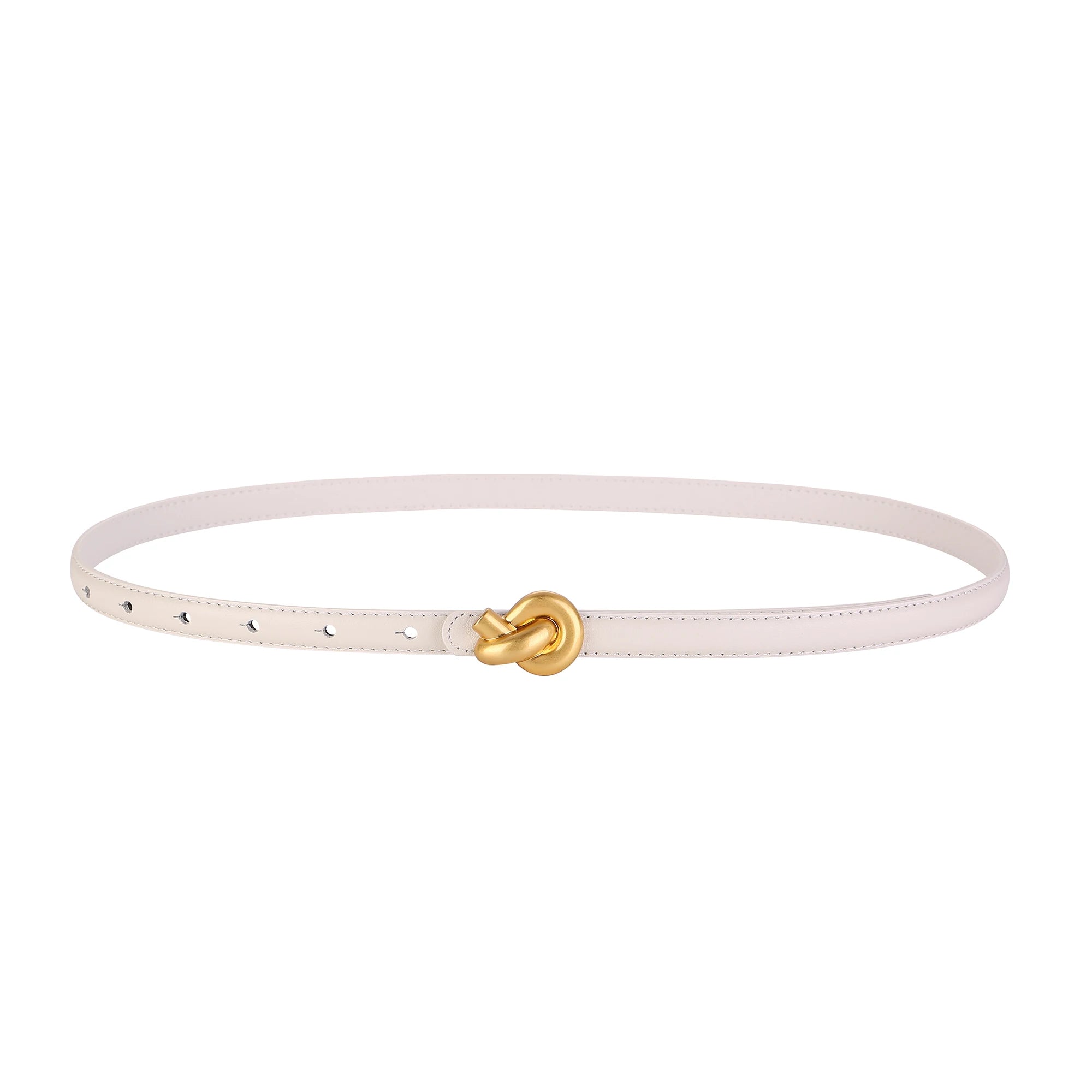 Naked Soles | VersetteKnot | Women's Leather Belt – Modern Twist Detail