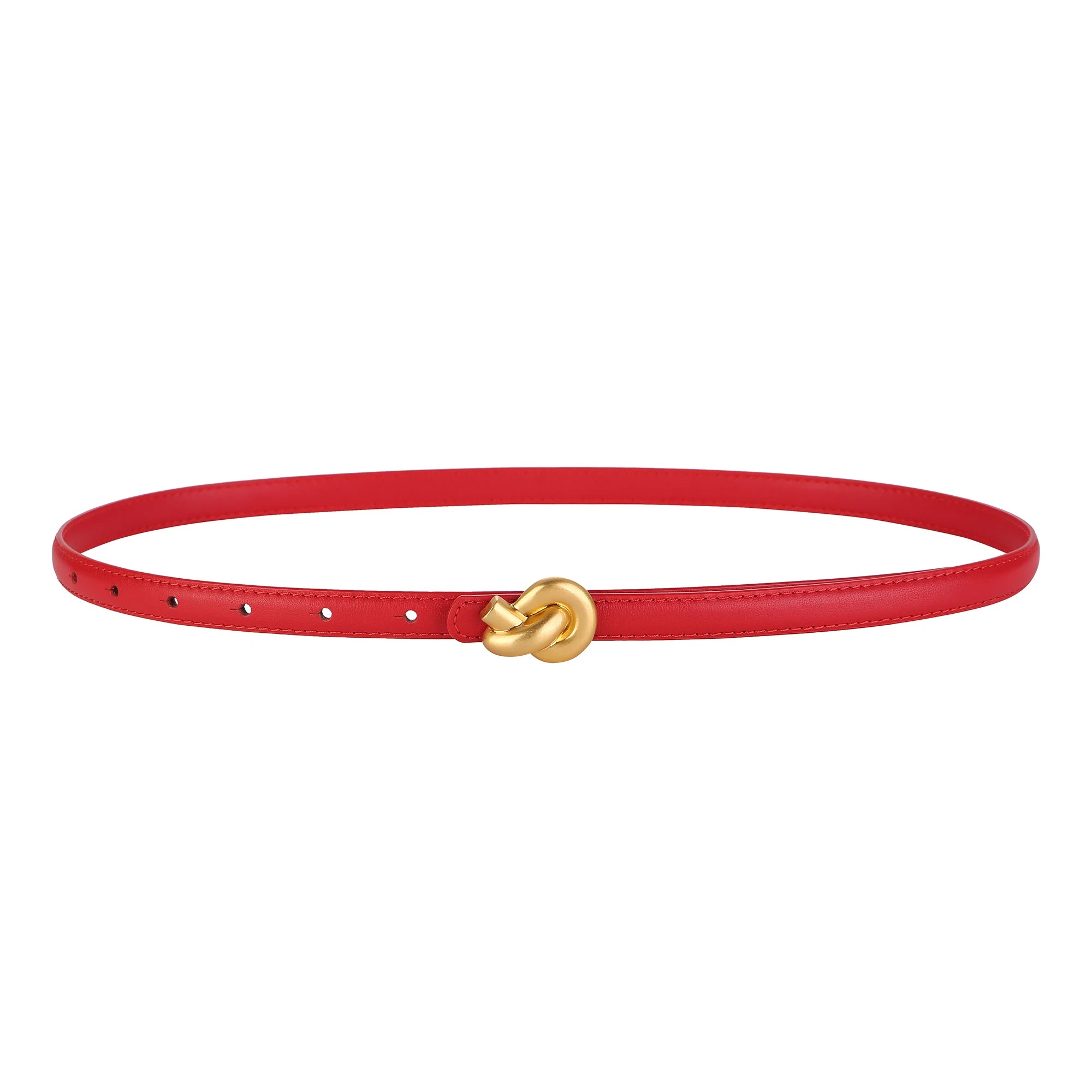 Naked Soles | VersetteKnot | Women's Leather Belt – Modern Twist Detail