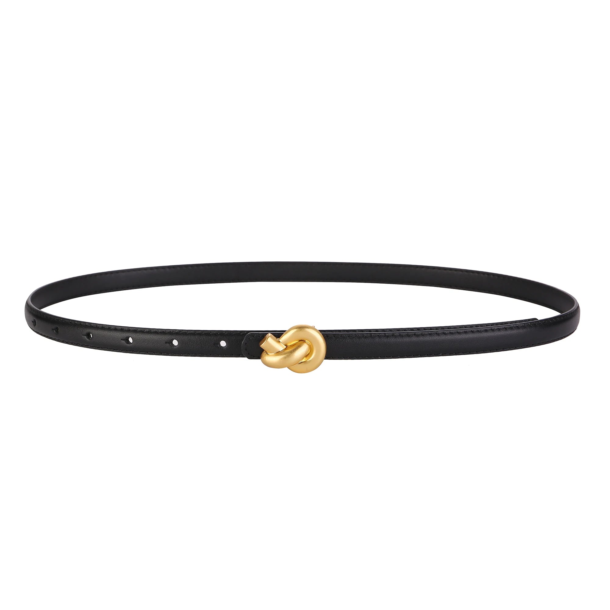 Naked Soles | VersetteKnot | Women's Leather Belt – Modern Twist Detail