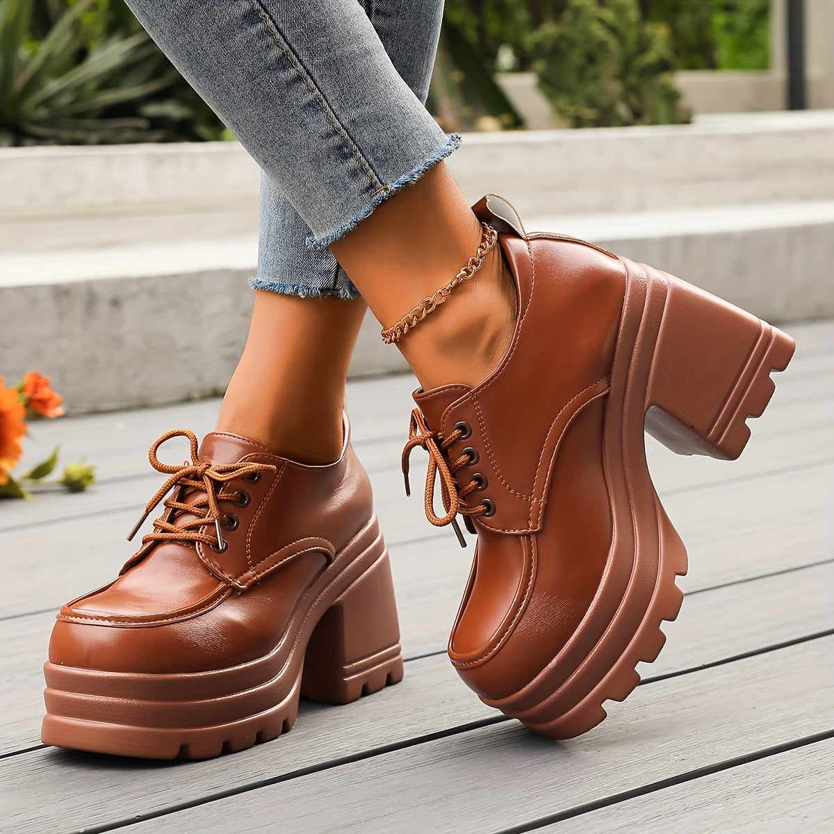 Naked Soles | Vive | Women's Platform Oxfords – Modern Lift