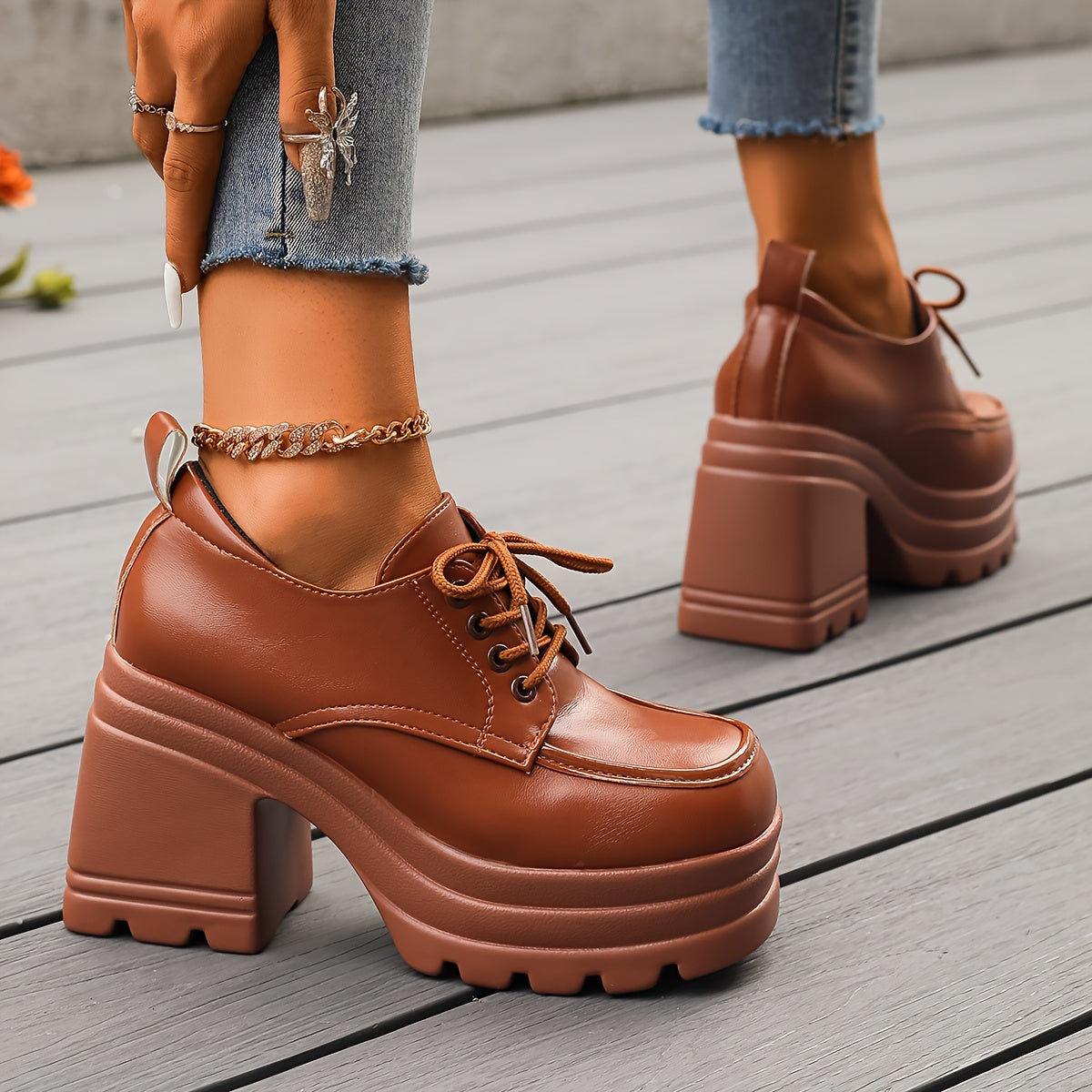 Naked Soles | Vive | Women's Platform Oxfords – Modern Lift