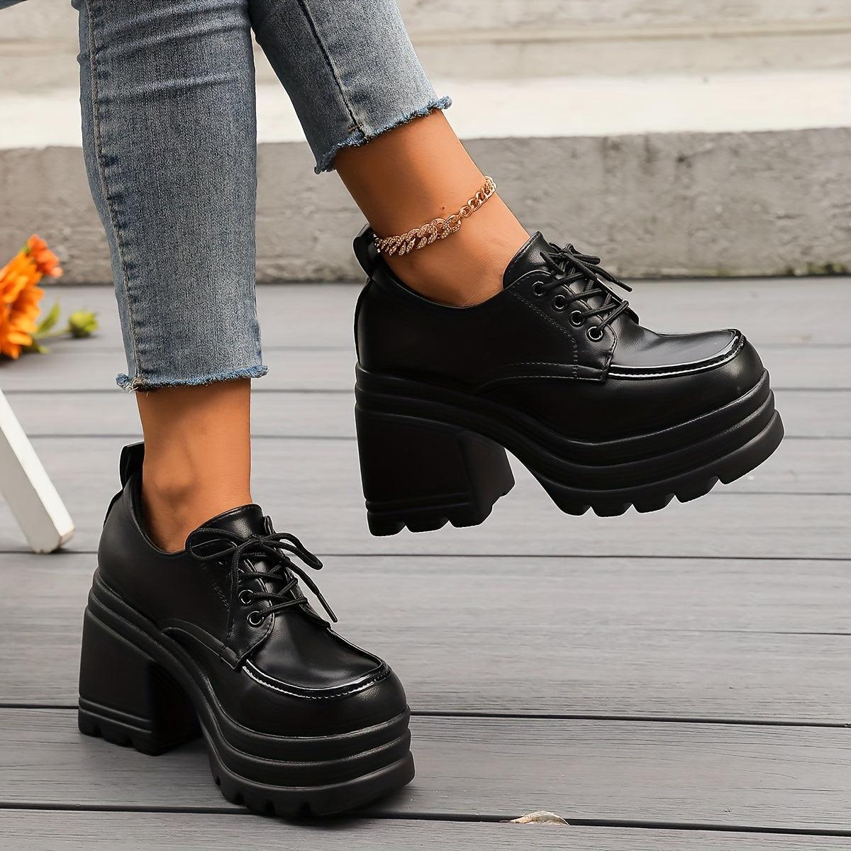 Naked Soles | Vive | Women's Platform Oxfords – Modern Lift