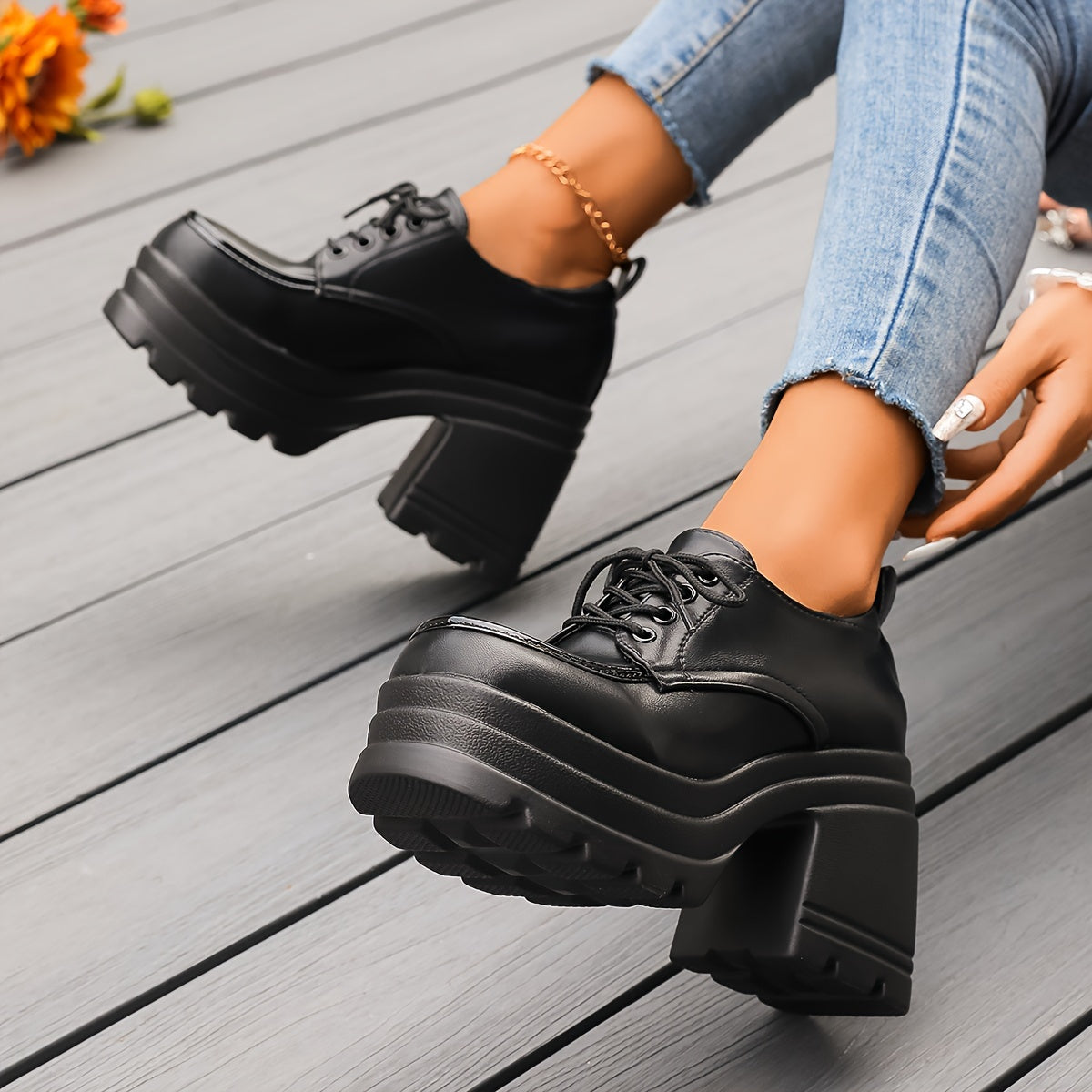 Naked Soles | Vive | Women's Platform Oxfords – Modern Lift